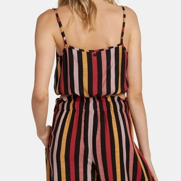 Volcom Lotsa Likes Matching Set w/ Pants & Cropped Top - Picture 4 of 11